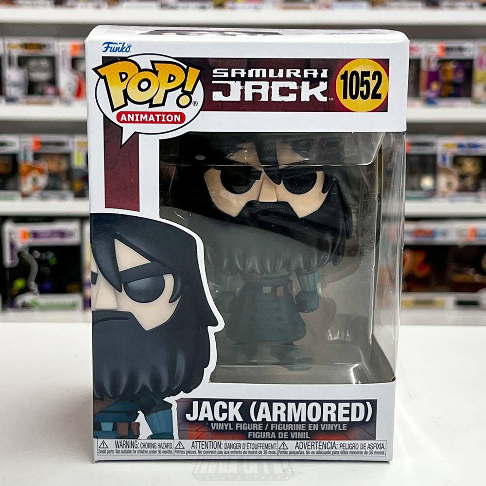 Funko Pop Animation Samurai Jack Armored 1052 Vinyl Figure Cartoon Network Toy